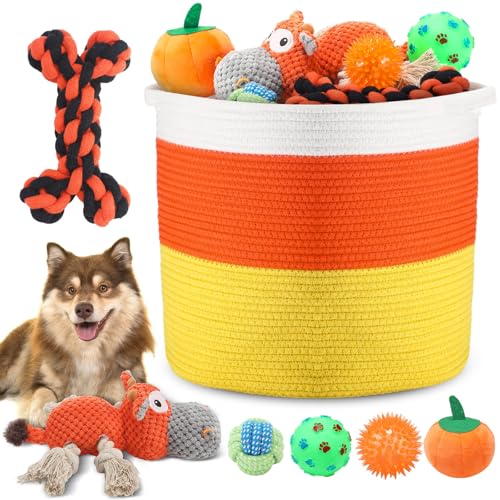 Abbylike 7 x Halloween-Regalkörbe mit Gummiball und Aufbewahrungskorb von Abbylike