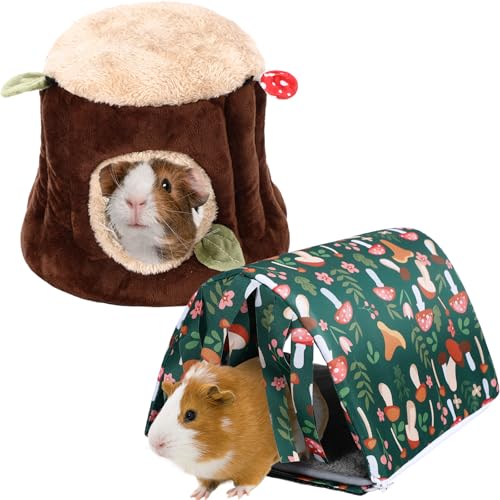 Abbylike Meerschweinchen-Versteck waschbar Meerschweinchentunnel und weiches Kaninchenbett Kleintiere Käfig Zubehör für Hamster Chinchilla Frettchen Häschen 2 Stück Abbylike Meerschweinchen-Versteck waschbar Meerschweinchentunnel und weiches Kaninchenbett Kleintiere Käfig Zubehör für Hamster Chinchilla Frettchen Häschen 2 Stück von Abbylike