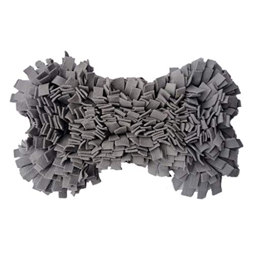 Schnüffel-Futtermatte Hund Schnüffelknochen geformte Matte Schnüffelunterlage Langsames Füttern Schüssel Puzzle Spielzeug Haustier Futtermatte für Geruchstraining von Abcsweet