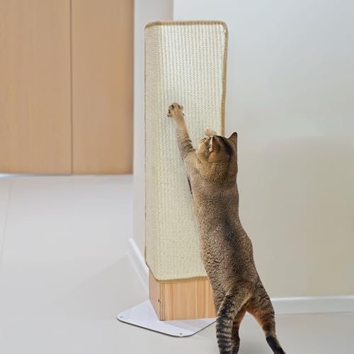Aberatail Katzenkratzer, Katzenkratzmatte für Indoor-Katzen, Sisal-Eck-Kratzbaum, Wandkratzer, Möbelschutz mit Katzenminze (große Größe) von Aberatail