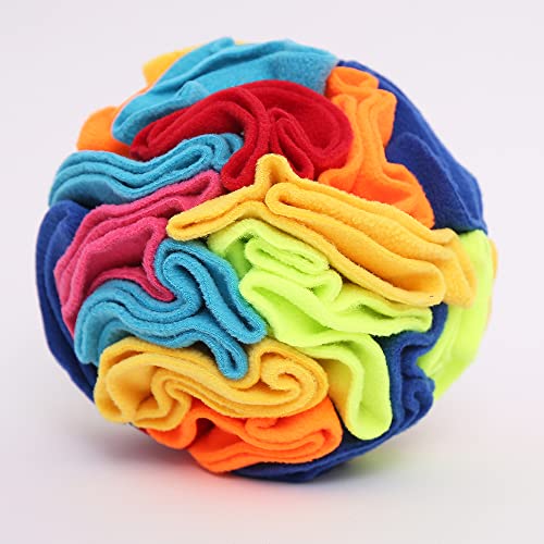 Ablechien Schnüffelball - Schnüffelball für kleine Hunde, interaktives Hundespielzeug, um sie zu beschäftigen, Welpen-Hunde-Puzzle-Spielzeug mit Aufbewahrungstasche, maschinenwaschbar Ablechien Schnüffelball - Schnüffelball für kleine Hunde, interaktives Hundespielzeug, um sie zu beschäftigen, Welpen-Hunde-Puzzle-Spielzeug mit Aufbewahrungstasche, maschinenwaschbar von Ablechien