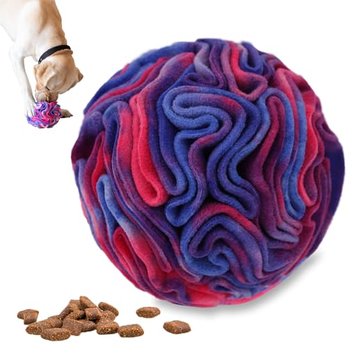 Ablechien Schnüffelball für Hunde, Finden Sie das versteckte Essen, interaktives Hundespielzeug gegen Langeweile, weiches Polarfleece, maschinenwaschbar, Schnüffelball, Linderung von Angstzuständen, von Ablechien