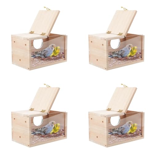 Abledance 4X Nistkasten für Sittiche, Transparentes Vogelhaus für KäFig, Brutkasten Aus für Papageien, Sittiche, Nymphensittiche, Turteltauben Abledance 4X Nistkasten für Sittiche, Transparentes Vogelhaus für KäFig, Brutkasten Aus für Papageien, Sittiche, Nymphensittiche, Turteltauben von Abledance