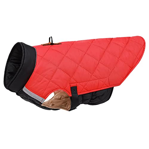 Abonda Hundemantel, Hundejacken, Reflektierende Verstellbare Hundejacke Hund Wintermantel mit Schnalle Fleece Rollkragen Hundejacke Kaltes Wetter Weic Abonda Hundemantel, Hundejacken, Reflektierende Verstellbare Hundejacke Hund Wintermantel mit Schnalle Fleece Rollkragen Hundejacke Kaltes Wetter Weic von Abonda