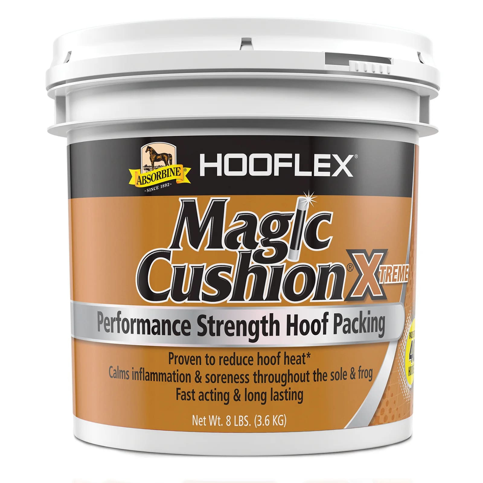 Absorbine Hooflex Magic Cushion Xtreme 3,6 kg Dose reduziert die Hufhitze von Absorbine