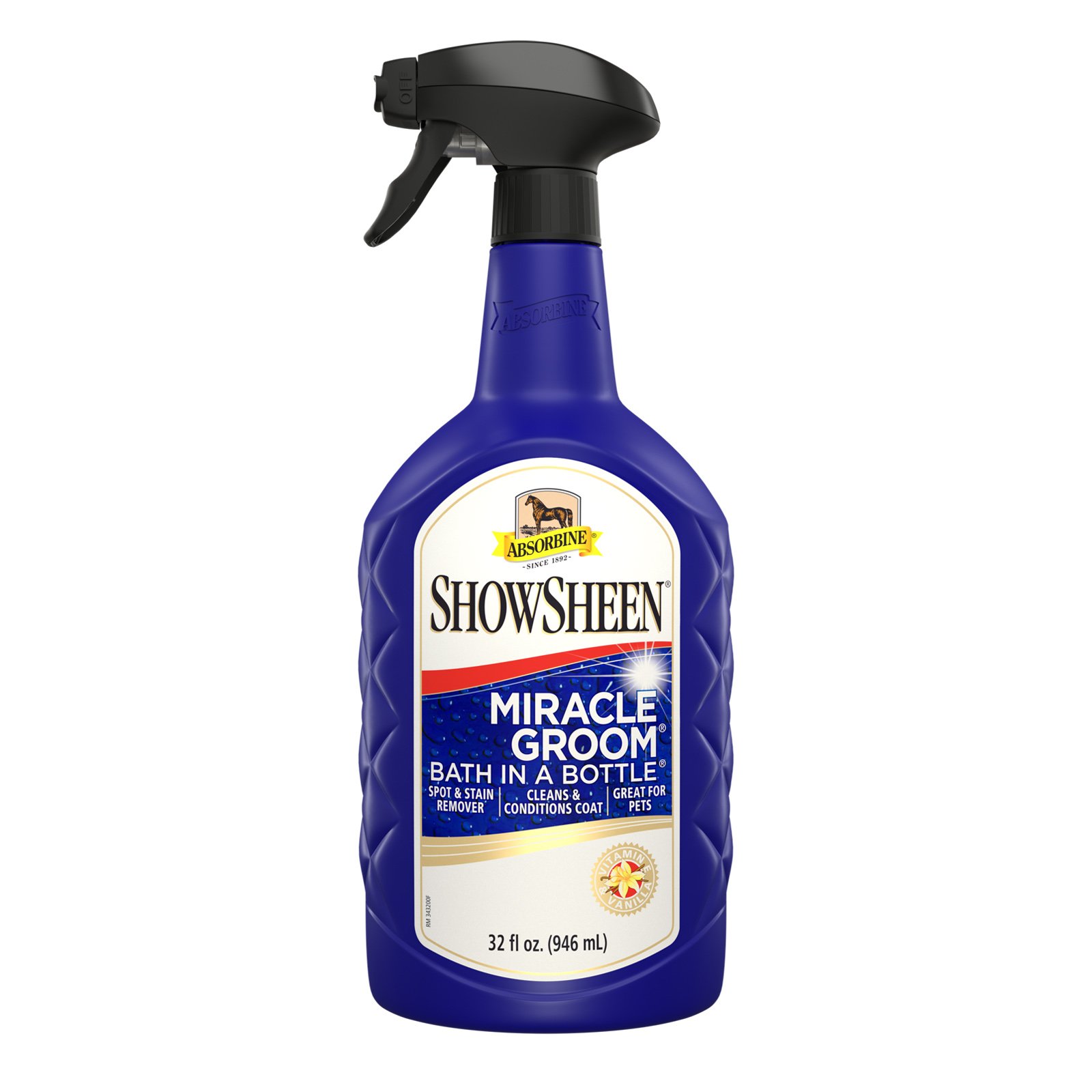 Absorbine ShowSheen Miracle Groom 950 ml Spray reinigt ohne Wasser Absorbine ShowSheen Miracle Groom 950 ml Spray reinigt ohne Wasser von Absorbine