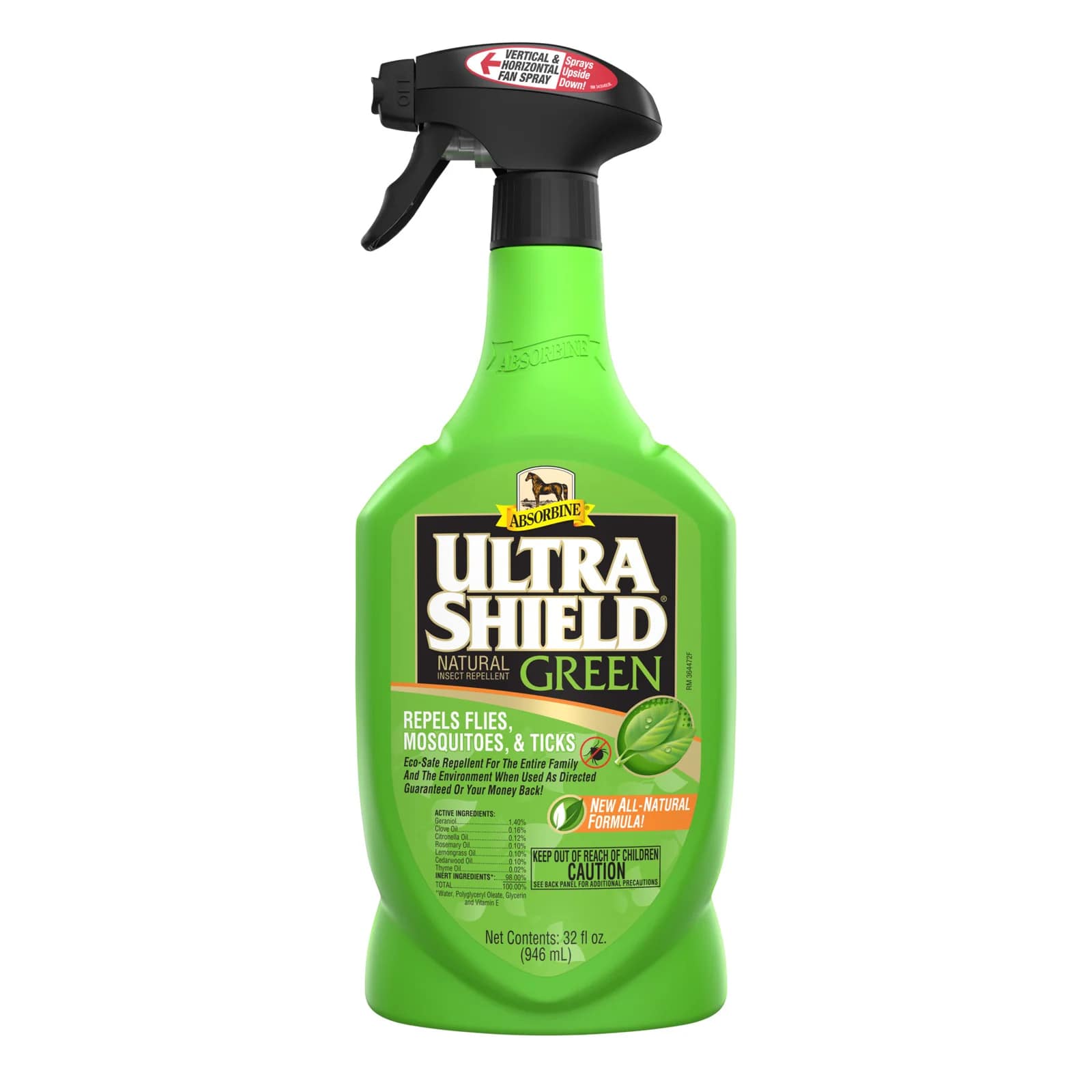 Absorbine UltraShield Green Multi-Lingual 950 ml Sanfter Insektenschutz Absorbine UltraShield Green Multi-Lingual 950 ml Sanfter Insektenschutz von Absorbine