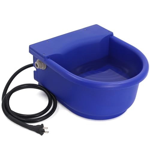 Automatisch beheizter Wassernapf für Pferde, 4 l, großes Fassungsvermögen, beheizter Wassernapf, konstante Temperatur, Spender mit Schwimmerkontrolle für Haustiere, Hunde, Ziegen, Huhn und andere Automatisch beheizter Wassernapf für Pferde, 4 l, großes Fassungsvermögen, beheizter Wassernapf, konstante Temperatur, Spender mit Schwimmerkontrolle für Haustiere, Hunde, Ziegen, Huhn und andere von Abustle pig