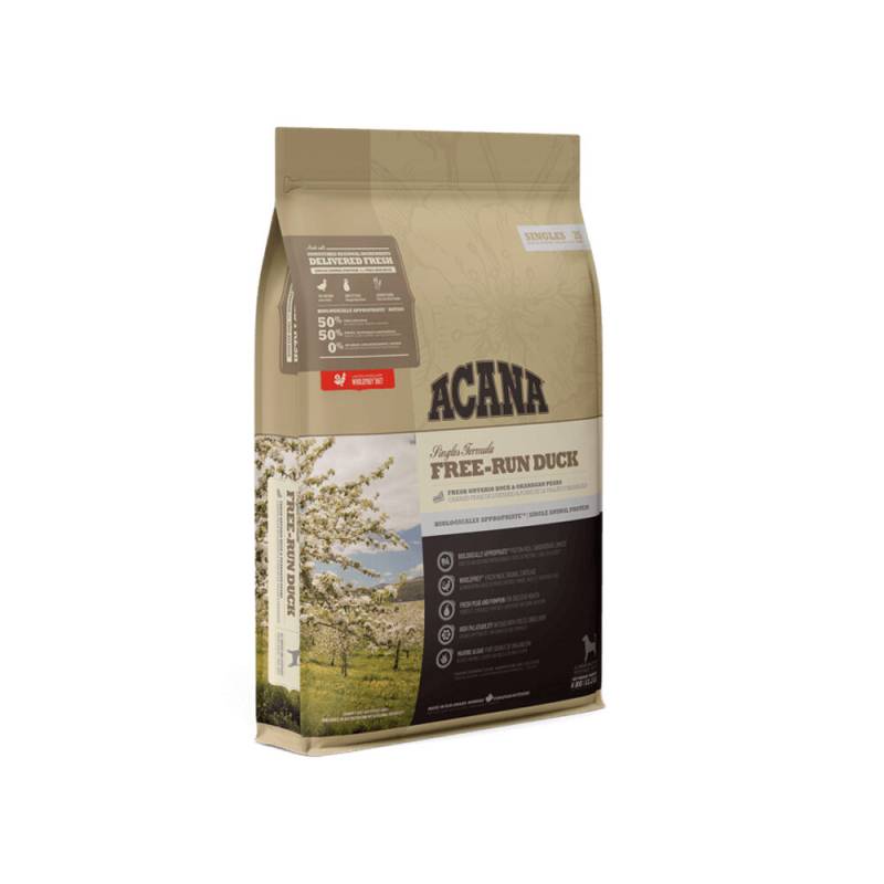 ACANA Singles Hundefutter - Free-Run Duck - 11,4 kg von Acana