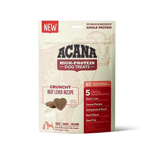Acana Canine Reich an Proteinen, Rinderleber, knackig, 100 g von Acana