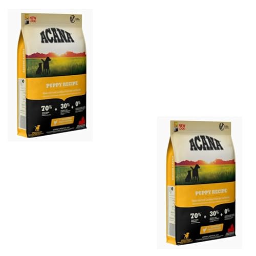 Acana Puppy Recipe | Doppelpack | 2 x 340 g | Trockenfutter für Hundewelpen | Zur Unterstützung des Wachstums | Enthält frisches Hühnerfleisch und Eier von Prairie-Farmen von Acana