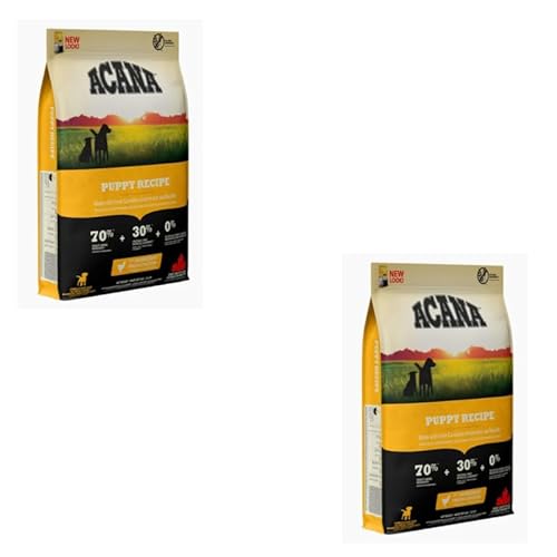 Acana Puppy Recipe | Doppelpack | 2 x 340 g | Trockenfutter für Hundewelpen | Zur Unterstützung des Wachstums | Enthält frisches Hühnerfleisch und Eier von Prairie-Farmen von Acana