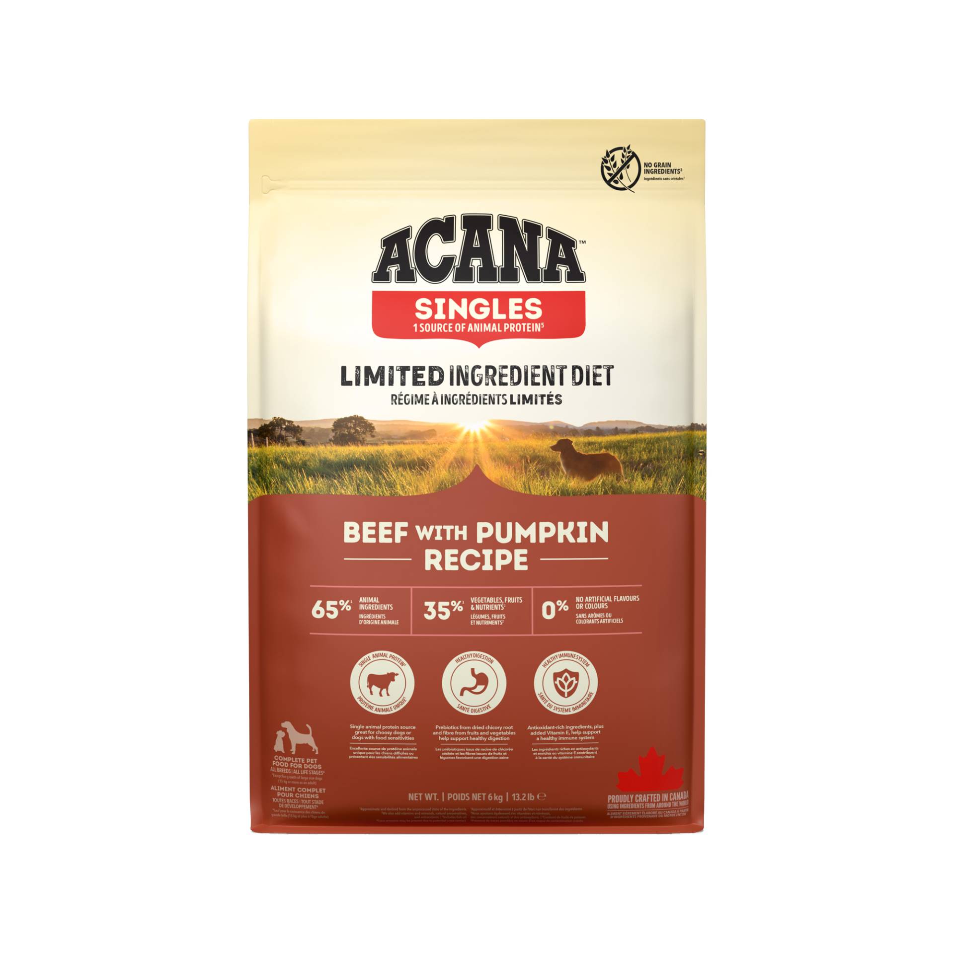Acana Singles Beef with Pumpkin Dog - 6 kg Acana Singles Beef with Pumpkin Dog - 6 kg von Acana