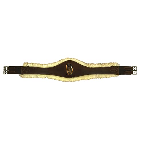 Acavallo Anatomischer Gurt Kalbsleder Lammfell, Farbe:braun, Länge:140 Acavallo Anatomischer Gurt Kalbsleder Lammfell, Farbe:braun, Länge:140 von Acavallo