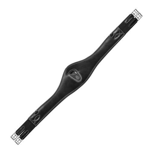 Acavallo Anatomischer Langgurt Kalbsleder mit Gel, Farbe:schwarz, Größe:125 Acavallo Anatomischer Langgurt Kalbsleder mit Gel, Farbe:schwarz, Größe:125 von Acavallo