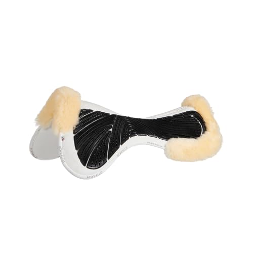 Acavallo CC Gel & Memory Foam Half Pad Lammfell, Farbe:White/Natural Acavallo CC Gel & Memory Foam Half Pad Lammfell, Farbe:White/Natural von Acavallo