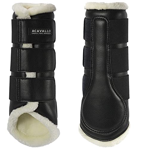 Acavallo Ecoleath Gamasche geschlossen hinten, Größe:WB, Farbe:schwarz Acavallo Ecoleath Gamasche geschlossen hinten, Größe:WB, Farbe:schwarz von Acavallo