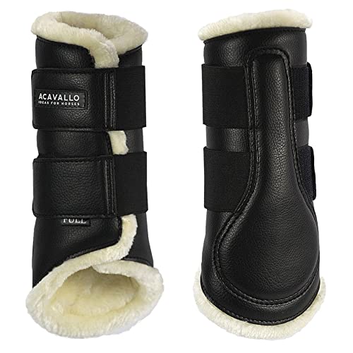 Acavallo Ecoleath Gamasche geschlossen vorne, Größe:Pony, Farbe:schwarz Acavallo Ecoleath Gamasche geschlossen vorne, Größe:Pony, Farbe:schwarz von Acavallo