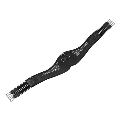 Acavallo Gurt Anatomic PVC + Gel, Farbe:schwarz, Länge:130 von Acavallo