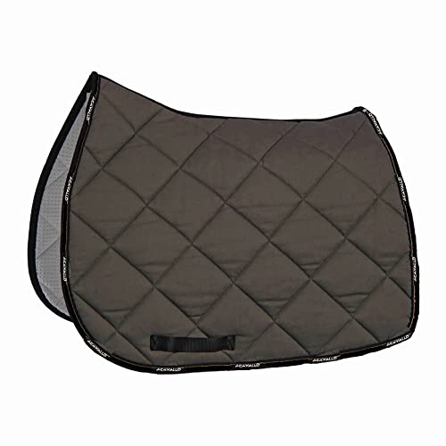 Acavallo Plain Cotton Square Schabracke Springen, Größe:SR, Farbe:braun Acavallo Plain Cotton Square Schabracke Springen, Größe:SR, Farbe:braun von Acavallo