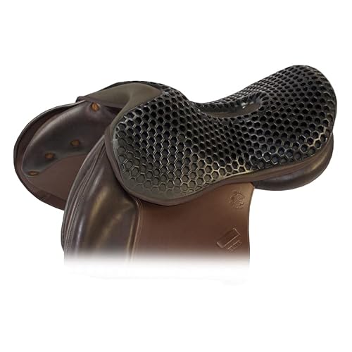 Acavallo Sattelsitzkissen Dressur Ortho-Pubis Gel Out 20mm, Größe:L, Farbe:braun von Acavallo
