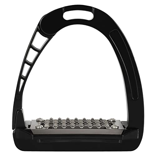 Acavallo - Sicherheits-Steigbügel Arena Alupro Junior, Farbe Black von Acavallo