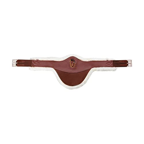 Acavallo Stollengurt Kalbsleder Lammfell abnehmbar, Farbe:Cognac, Größe:145 Acavallo Stollengurt Kalbsleder Lammfell abnehmbar, Farbe:Cognac, Größe:145 von Acavallo