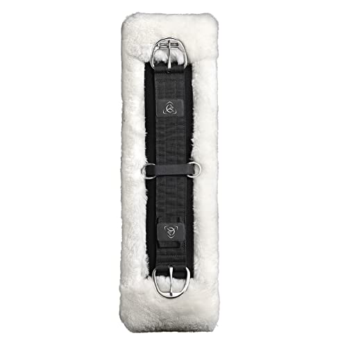 Acavallo Western Wide Gelgurt mit Lammfell, Größe:L, Farbe:schwarz Acavallo Western Wide Gelgurt mit Lammfell, Größe:L, Farbe:schwarz von Acavallo