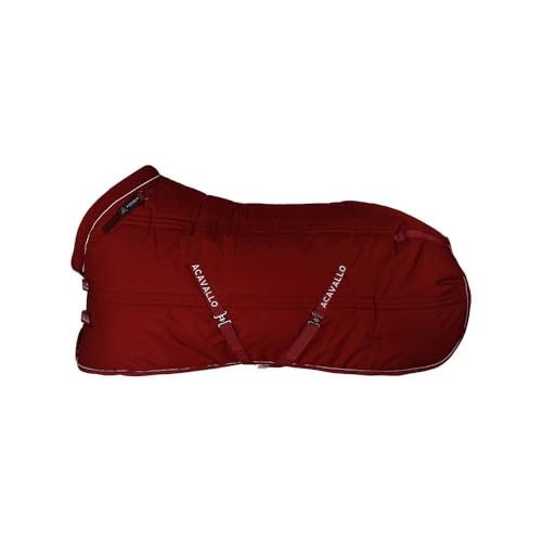 Strapazierfähige 600D-Decke, Füllung: 500 g, mit Fleece-Halsumfang von 100 bis 165 cm., 155, bordeaux, 1 Strapazierfähige 600D-Decke, Füllung: 500 g, mit Fleece-Halsumfang von 100 bis 165 cm., 155, bordeaux, 1 von Acavallo