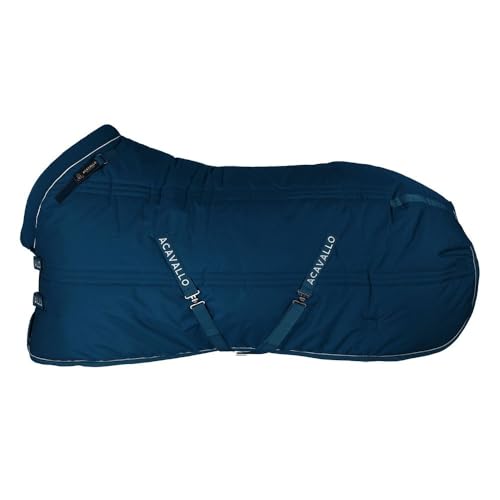 Strapazierfähige 600D-Decke, Füllung: 500 g, mit Fleece-Halsumfang von 100 bis 165 cm., 160, Marineblau, 1 Strapazierfähige 600D-Decke, Füllung: 500 g, mit Fleece-Halsumfang von 100 bis 165 cm., 160, Marineblau, 1 von Acavallo