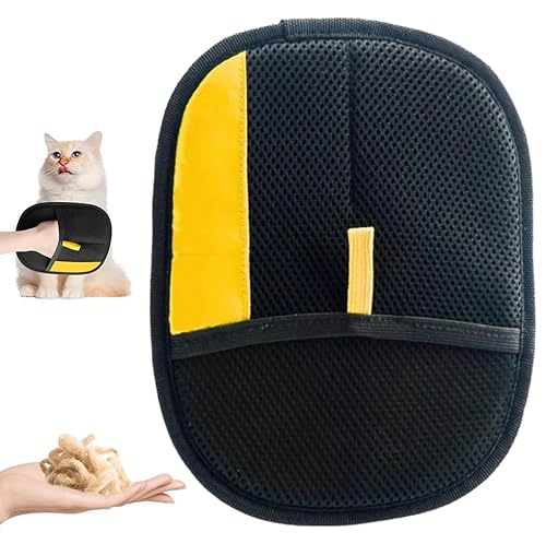 Accrue Fellmagnet Handschuhe, Wiederverwendbare Tierhaarentferner Handschuh, Pet Hair Remover Glove, Doppelseitiger Tierhaarentferner für Katzen & Hunde (1PCS) von Accrue