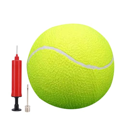 Aceirropy Big Tennis Ball Hundespielzeug | Tragbarer übergroßer Tennisball aufblasbar | Kinder Spielbälle mit Pumpe & Nadel, Welpenball Spielzeug, Haustier Kauspielzeug für Training Spielen Aceirropy Big Tennis Ball Hundespielzeug | Tragbarer übergroßer Tennisball aufblasbar | Kinder Spielbälle mit Pumpe & Nadel, Welpenball Spielzeug, Haustier Kauspielzeug für Training Spielen von Aceirropy