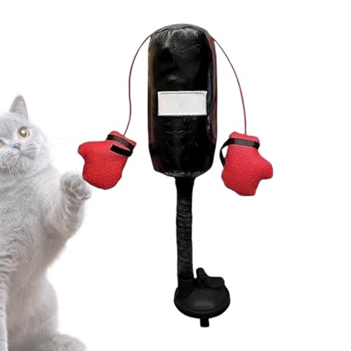 Aceirropy Katzen Spielzeug Boxsack | Katzen-Boxsack Indoor Interaktives Spielzeug - Kreatives Sandsack-Spiel Mit Handschuhfunktion Für Bewegung Und Spiel Haustierbedarf Aceirropy Katzen Spielzeug Boxsack | Katzen-Boxsack Indoor Interaktives Spielzeug - Kreatives Sandsack-Spiel Mit Handschuhfunktion Für Bewegung Und Spiel Haustierbedarf von Aceirropy