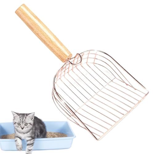 Aceirropy Katzenstreubox Scooper, Cat Box Scooper, Kätzchen Deep Poop Sifter, Hochleistungs-Metall-Saft-Schuf Aceirropy Katzenstreubox Scooper, Cat Box Scooper, Kätzchen Deep Poop Sifter, Hochleistungs-Metall-Saft-Schuf von Aceirropy