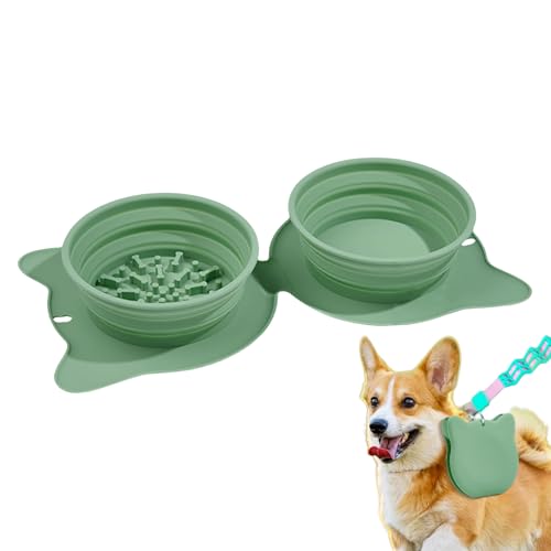 Aceirropy Slow Feeder Hundefutternapf,Faltbarer Silikon Napf Zur Verlangsamten Fütterung - Multifunktionale Katzenschale Für Auto Wanderungen Camping Stadt & Reisen Aceirropy Slow Feeder Hundefutternapf,Faltbarer Silikon Napf Zur Verlangsamten Fütterung - Multifunktionale Katzenschale Für Auto Wanderungen Camping Stadt & Reisen von Aceirropy