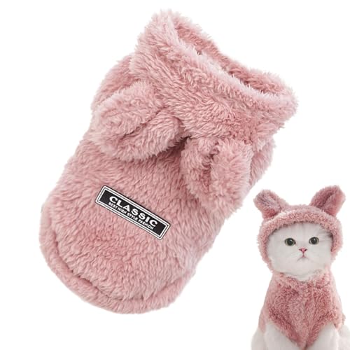 Aceirropy Winter-Hunde-Hoodie,Winter-Hunde-Hoodie-Sweatshirt - Weicher Katzen-Winterpullover | Hunde-Winterkleidung, Kaltwettermäntel für kleine Hunde, süßer Hasenohr-Katzenpullover Aceirropy Winter-Hunde-Hoodie,Winter-Hunde-Hoodie-Sweatshirt - Weicher Katzen-Winterpullover | Hunde-Winterkleidung, Kaltwettermäntel für kleine Hunde, süßer Hasenohr-Katzenpullover von Aceirropy