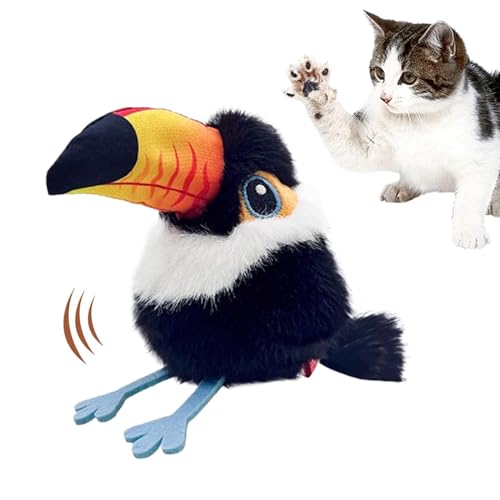 Aceirropy Zwitschernder Vogel Katzenspielzeug | Interaktives Bewegungsspielzeug Für Hauskatzen - Bewegungsaktiviertes Spielzeug Für Kätzchen Zum Spielen In Wohnräumen Aceirropy Zwitschernder Vogel Katzenspielzeug | Interaktives Bewegungsspielzeug Für Hauskatzen - Bewegungsaktiviertes Spielzeug Für Kätzchen Zum Spielen In Wohnräumen von Aceirropy