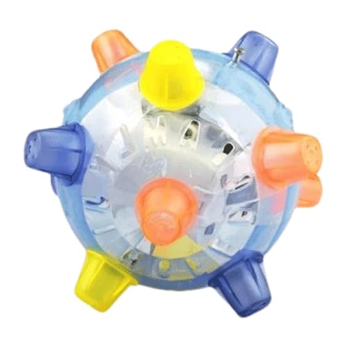 Springender Aktivierungsball für Hunde, LED-Discospringen, Tanzball, blinkend, Musik, Hüpfball, Spielzeug, Hundespielzeug, interaktives Hundespielzeug Springender Aktivierungsball für Hunde, LED-Discospringen, Tanzball, blinkend, Musik, Hüpfball, Spielzeug, Hundespielzeug, interaktives Hundespielzeug von Aceirropy