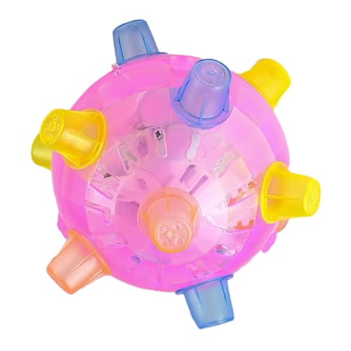 Springender Aktivierungsball für Hunde, LED-Discospringen, Tanzball, blinkend, Musik, Hüpfball, Spielzeug, Hundespielzeug, interaktives Hundespielzeug Springender Aktivierungsball für Hunde, LED-Discospringen, Tanzball, blinkend, Musik, Hüpfball, Spielzeug, Hundespielzeug, interaktives Hundespielzeug von Aceirropy
