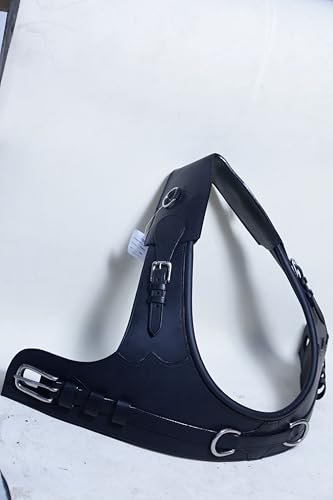 Aces Equine Halsband aus Leder, ideal für Pferdewagen, mit Spuren Aces Equine Halsband aus Leder, ideal für Pferdewagen, mit Spuren von Aces Equine
