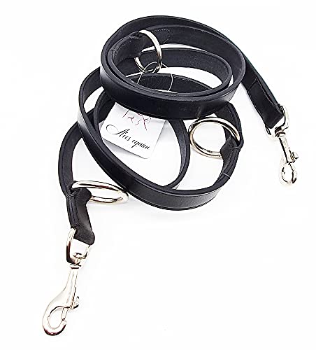 Aces Equine Hundeleine aus Leder, Polizei-Stil, 203 cm lang, Schwarz / Braun / Hellbraun / Grau Aces Equine Hundeleine aus Leder, Polizei-Stil, 203 cm lang, Schwarz / Braun / Hellbraun / Grau von Aces Equine