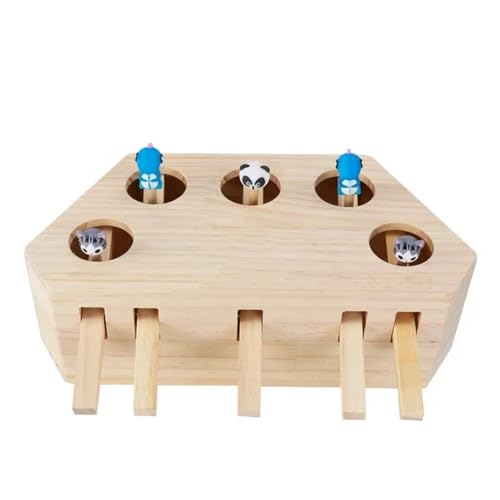 Acfthepiey Katzen Interaktives Spielzeug Katze Chase Jagd Maus Spielzeug Katze Hit Gophers Tease Spielzeug mit Kratzbaum Lustiger Katzenstock Acfthepiey Katzen Interaktives Spielzeug Katze Chase Jagd Maus Spielzeug Katze Hit Gophers Tease Spielzeug mit Kratzbaum Lustiger Katzenstock von Acfthepiey