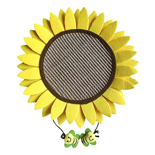 Acfthepiey Sisal-Kratzbrett, natürliche Sonnenblumen-Schleifkralle Acfthepiey Sisal-Kratzbrett, natürliche Sonnenblumen-Schleifkralle von Acfthepiey