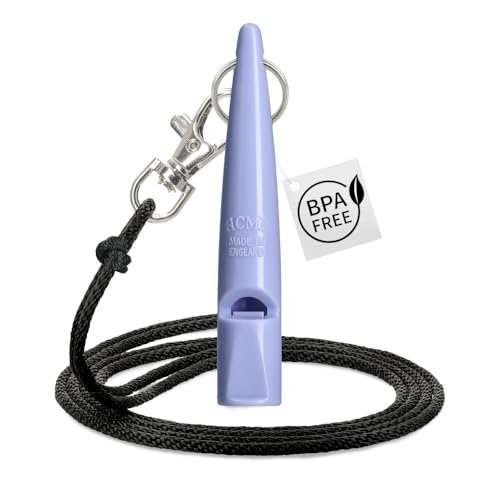 ACME Hundepfeife No. 210,5 + GRATIS Pfeifenband | Hörbar für alle Hund - laut und weitreichend | Für professionelles Rückruf Hundetraining (Violet) von ACME