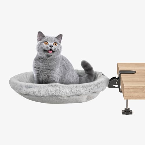 Acools Katzen-Schreibtischbett mit künstlichem Kaninchenfell, ergonomisches Design, unterstützt 22,7 kg Acools Katzen-Schreibtischbett mit künstlichem Kaninchenfell, ergonomisches Design, unterstützt 22,7 kg von Acools