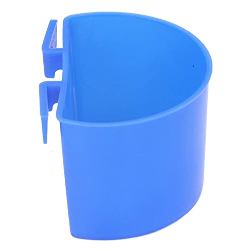 20-teiliges Vogelfutternapf-Set aus Kunststoff für Papageien Wasserfütterungsbecher Futtertrog-Set Praktische Anwendungen (Blau) von Acouto