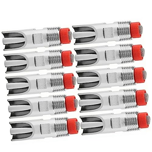 Acouto 10pcs Edelstahl Automatische Nippel Wasserer Leckage Nippel Trinker Feeder für Viehpferde Schweine Diese Wasserer Brustwarze Edelstahlnippel Waterstallstahl Automatische Brustwarze Acouto 10pcs Edelstahl Automatische Nippel Wasserer Leckage Nippel Trinker Feeder für Viehpferde Schweine Diese Wasserer Brustwarze Edelstahlnippel Waterstallstahl Automatische Brustwarze von Acouto