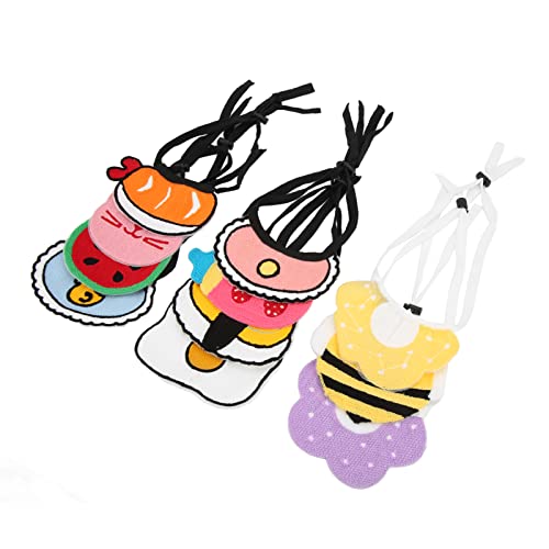 Acouto 11pcs Haustier Speichel Handtuch Süßes Cartoon Wolle Gewebt Hunde Katzenkragen für die Tägliche Party Enthält Arten 11, die Speichel Pet Saliva Handtuch Halsband Bibdog Schal von Acouto