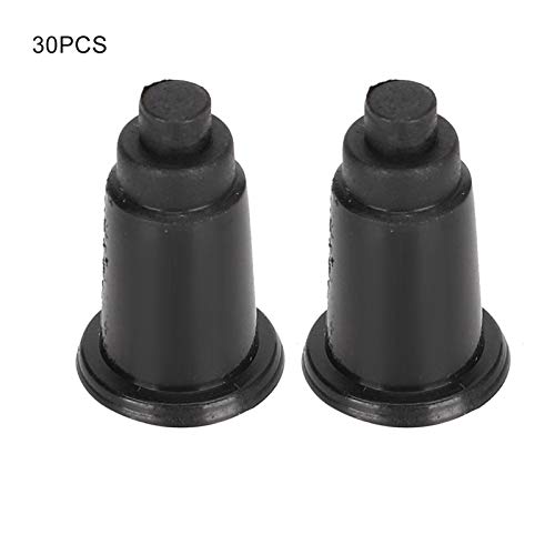 Acouto 30Pcs Aquarium Bottom Isolation Trennwand Hloder Aquarium Gitterablage Filterkistenhalterungen Zubehör (Schwarz) von Acouto