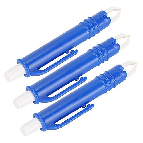 Acouto 3pcs Pet Lice Remover Flohclip Pinzette Picker -Tool für Hunde Katzen Generalblue zu und Bequem US -Pinzettenblatt Cliplice Removerpet PickerDog Tool (Flohklammer für Haustiere, blau) von Acouto
